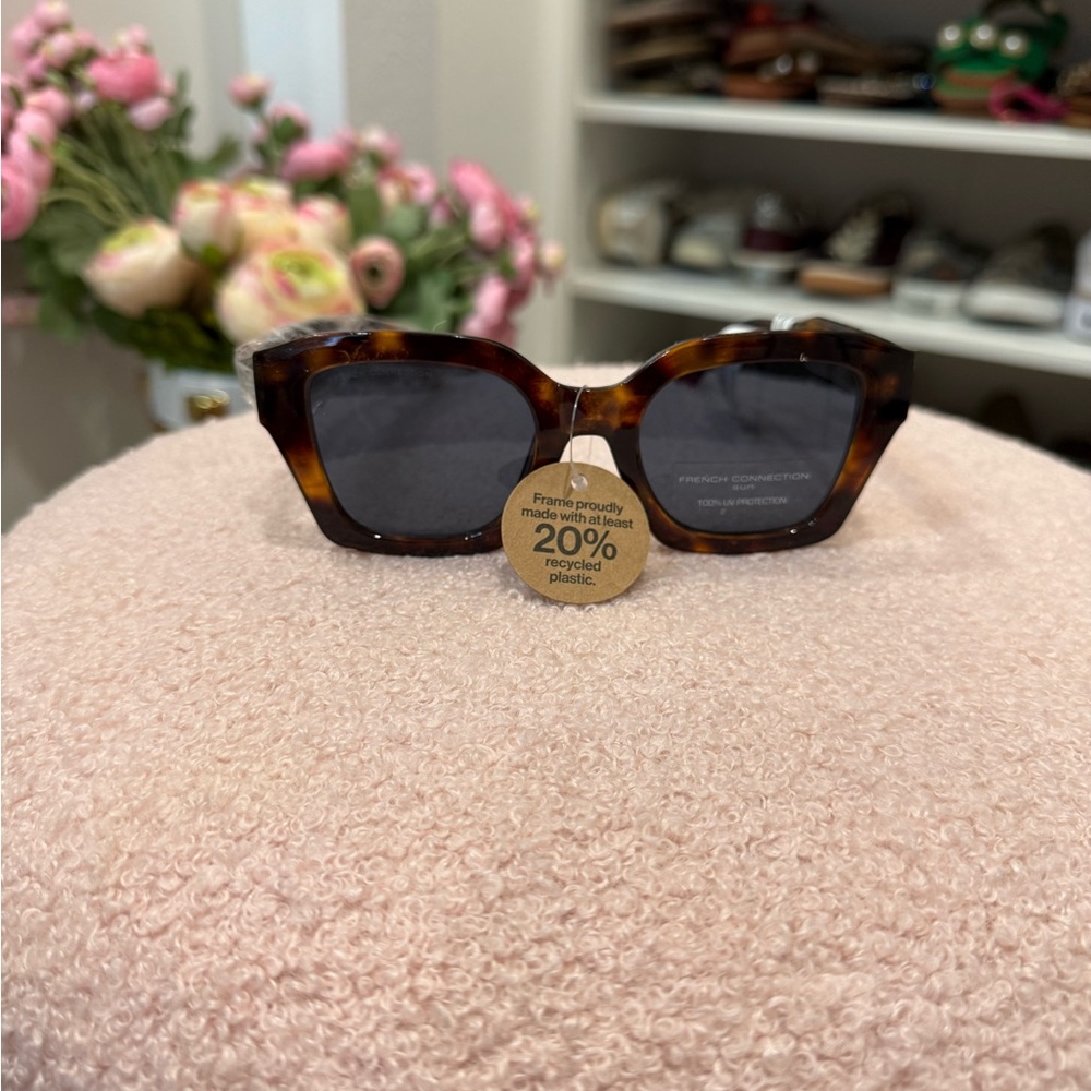 French Connection Tortoise Shell Sunglasses NWT